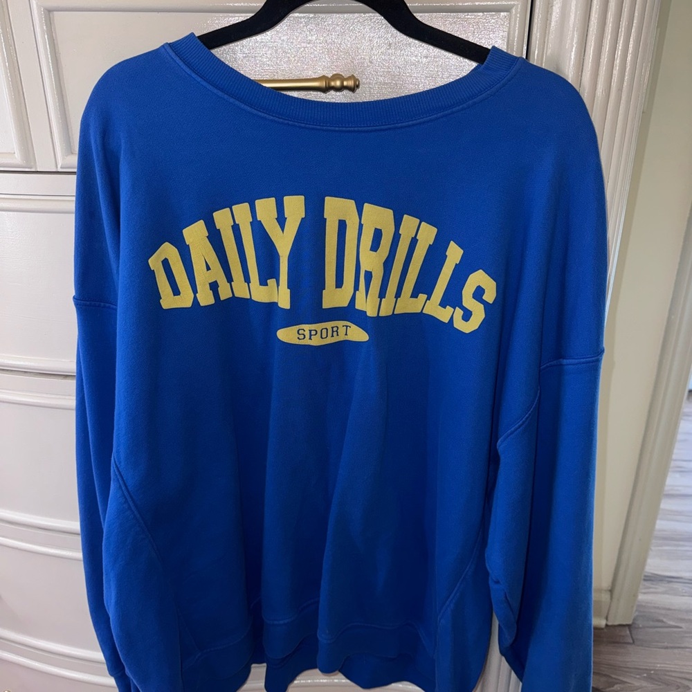 Daily Drills Cobalt Blue Crewneck